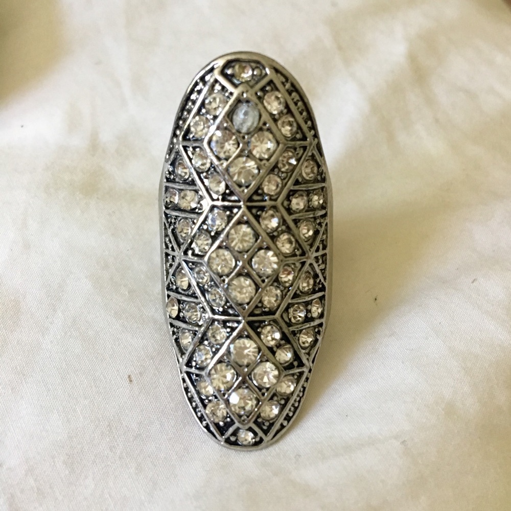 Silver Detailed Ring